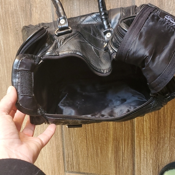 Black Leather Women's Bag - Picture 8 of 13